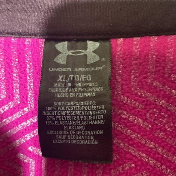 Under Armour ColdGear Infrared Compression Slimming Jacket Magenta XL - Picture 9 of 16